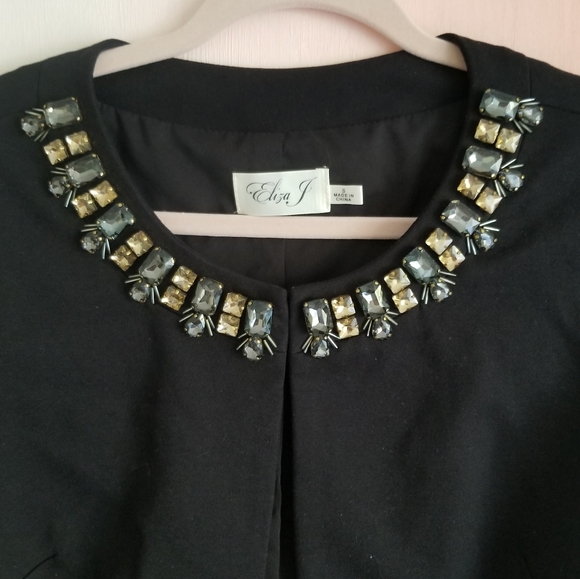 (NWOT) ELIZA J Cropped Gemstone Shrug - Picture 2 of 7